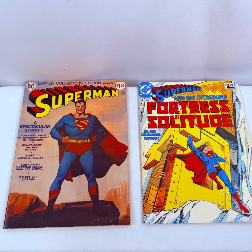 Vintage DC Superman Limited Collectors Edition C-31 & Fortress of Solitude C-54